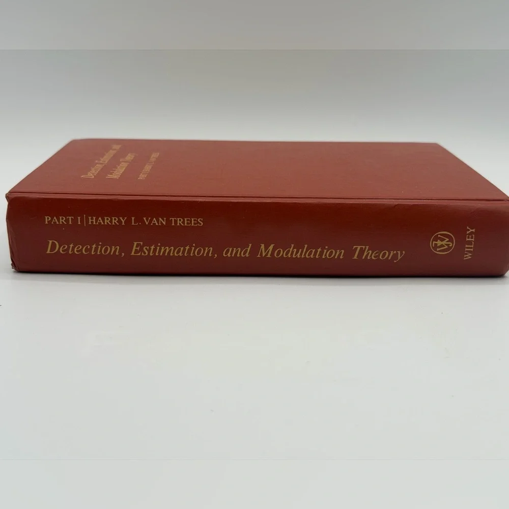 Detection Estimation and Modulation Theory Part I by Harry L. Van Trees HC 1968